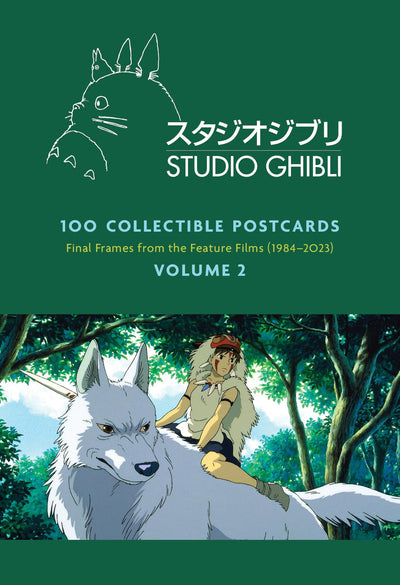 Chronicle Books Studio Ghibli 100 Postcards, Volume 2: Final Frames from the Feature Films (1984-2023)