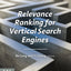 Relevance Ranking for Vertical Search Engines