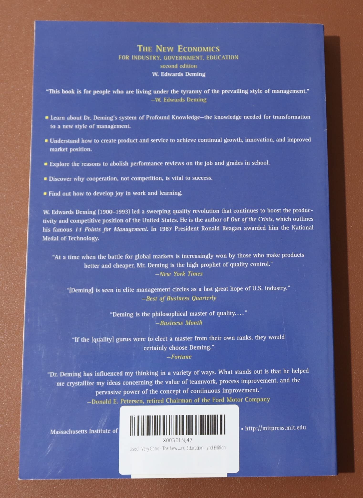 The New Economics for Industry, Government, Education - 2nd Edition