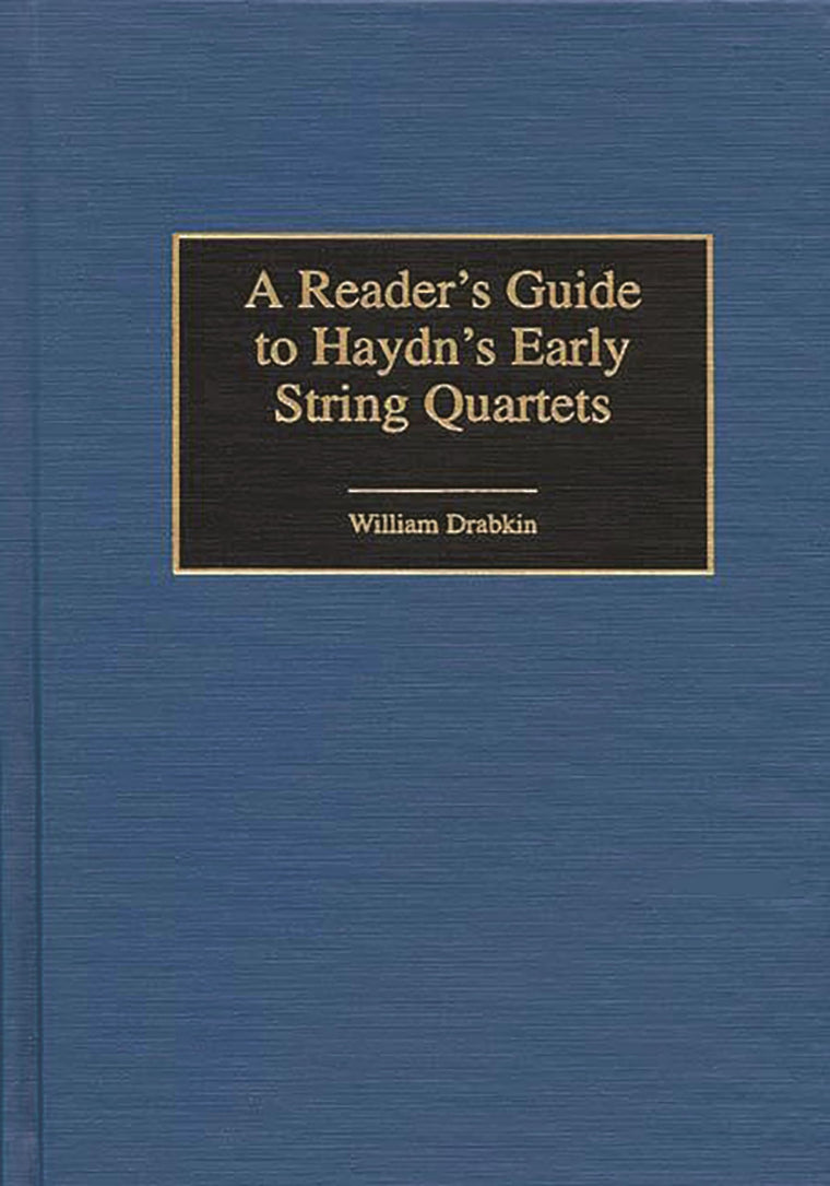A Reader's Guide to Haydn's Early String Quartets (Reader's Guides to Musical Genres)