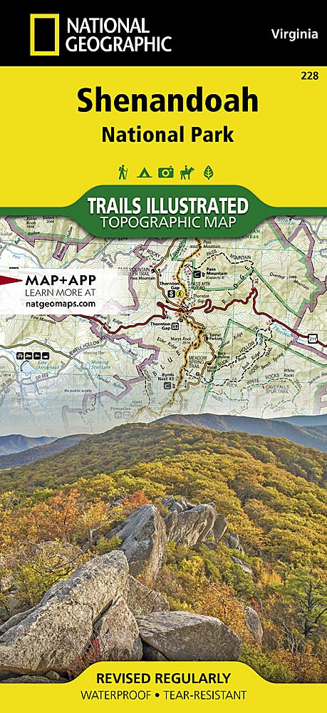 Shenandoah Map (National Geographic Trails Illustrated Map, 228)