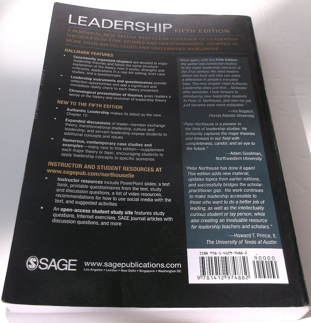 Leadership: Theory and Practice