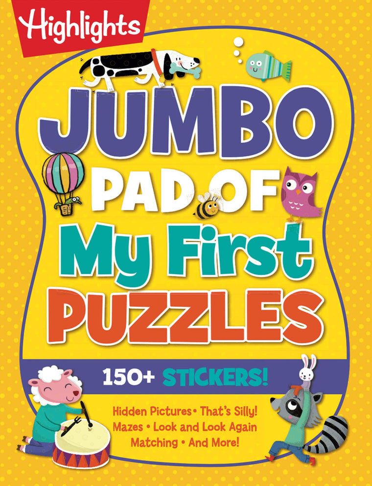Jumbo Pad of My First Puzzles (Highlights Jumbo Books & Pads)