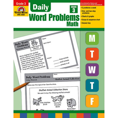Daily Word Problems, Grade 3