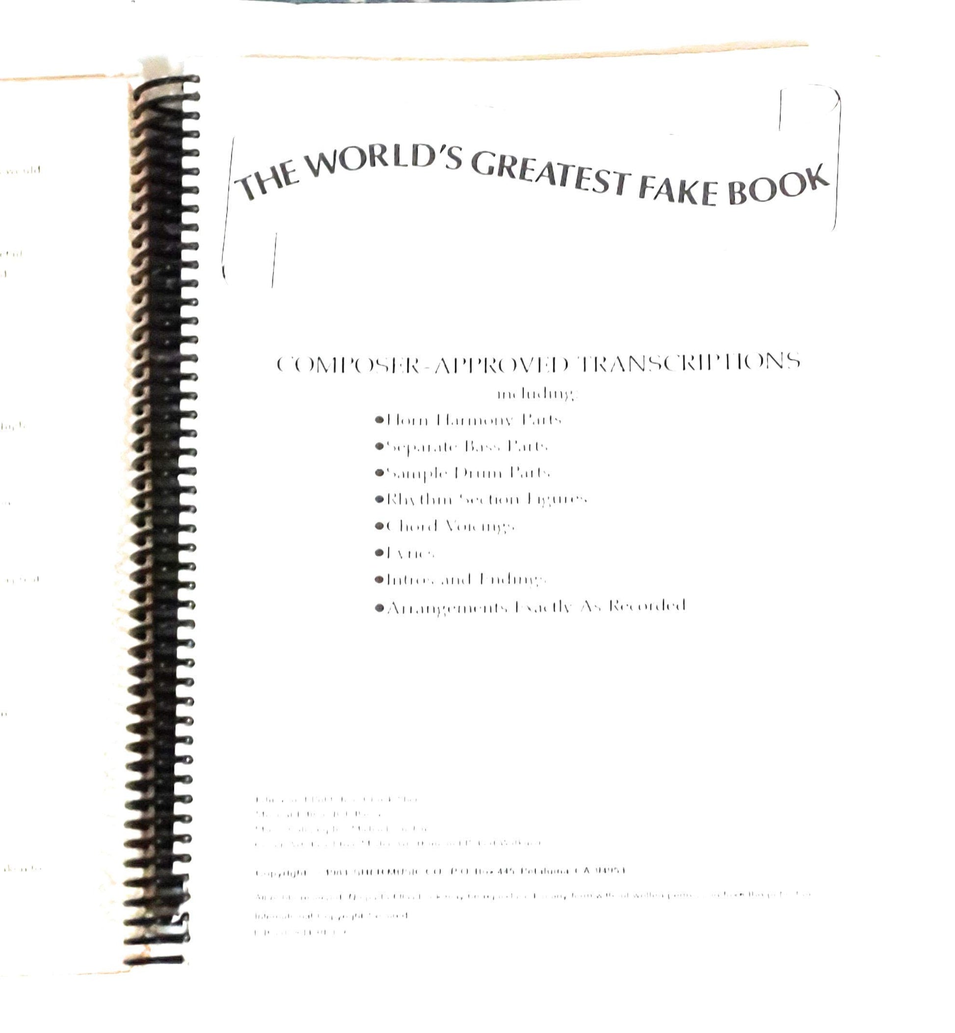 The World's Greatest Fake Book