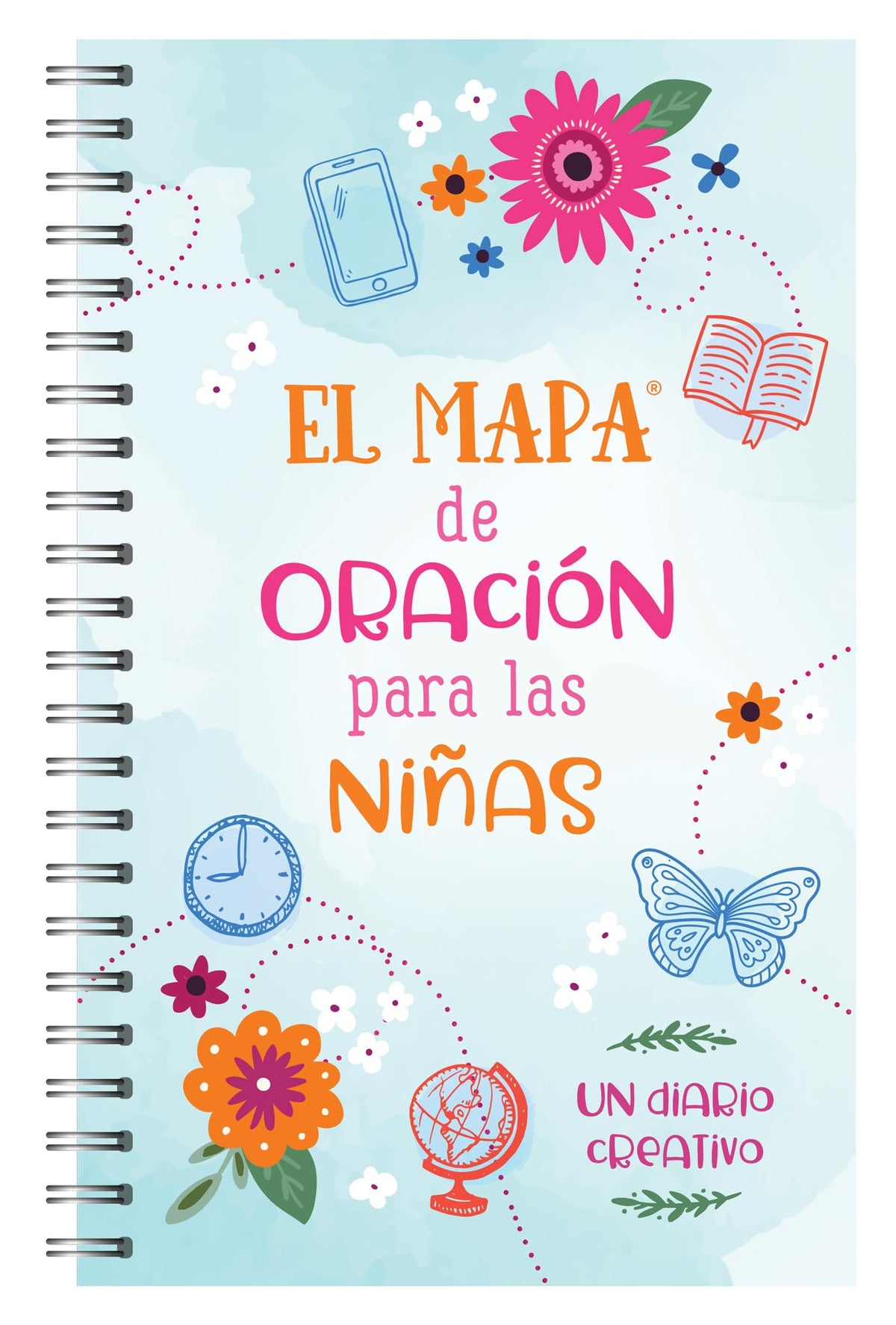 El mapa de oración para las nias: Un Diario Creativo (Faith Maps) (Spanish Edition)