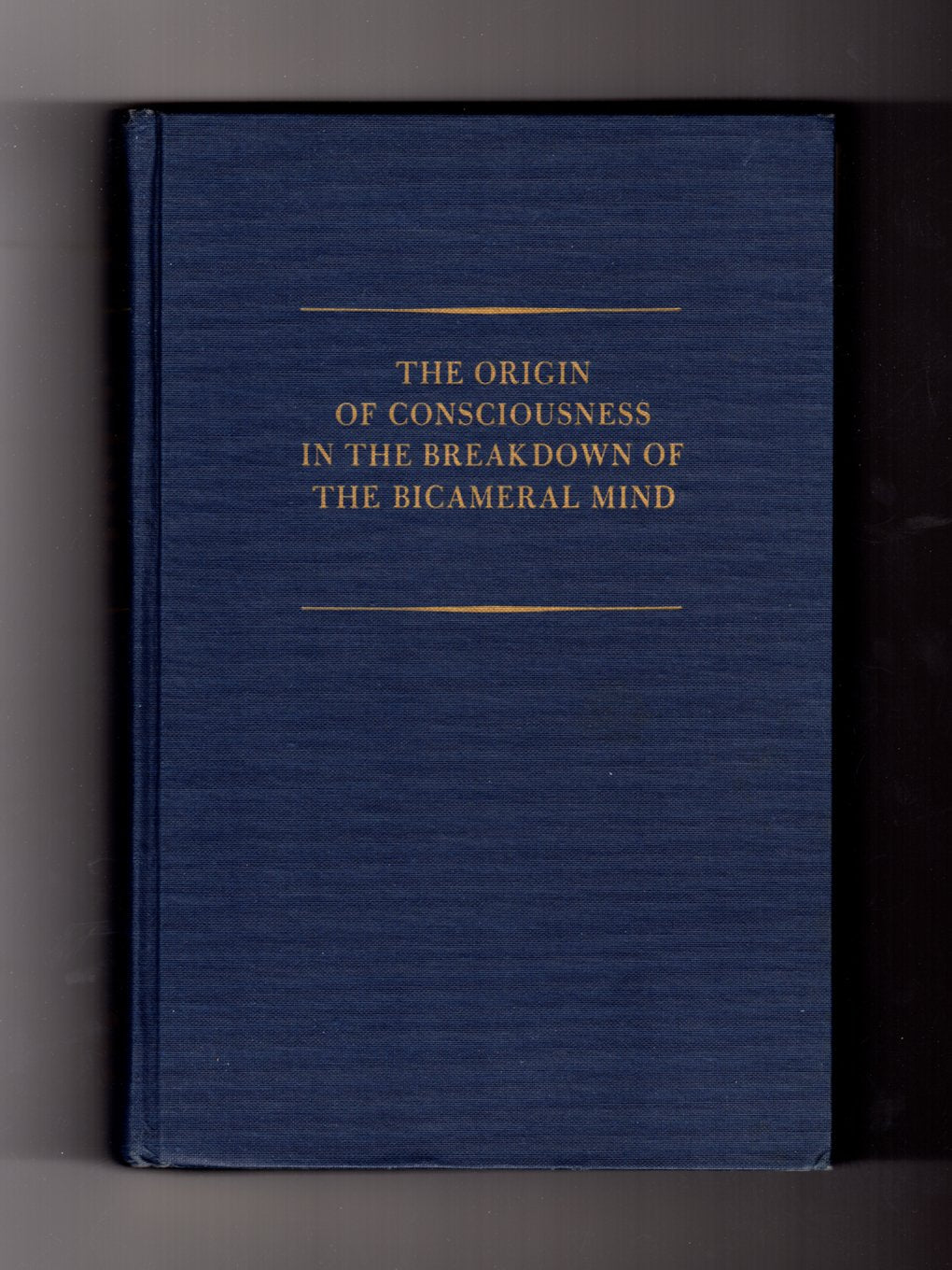 The Origin of Consciousness in the Breakdown of the Bicamera