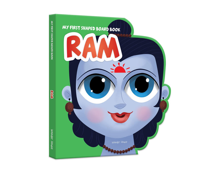 My First Shaped Board Book: Illustrated Ram Hindu Mythology Book for Kids Age 2+ (Indian Gods and Go