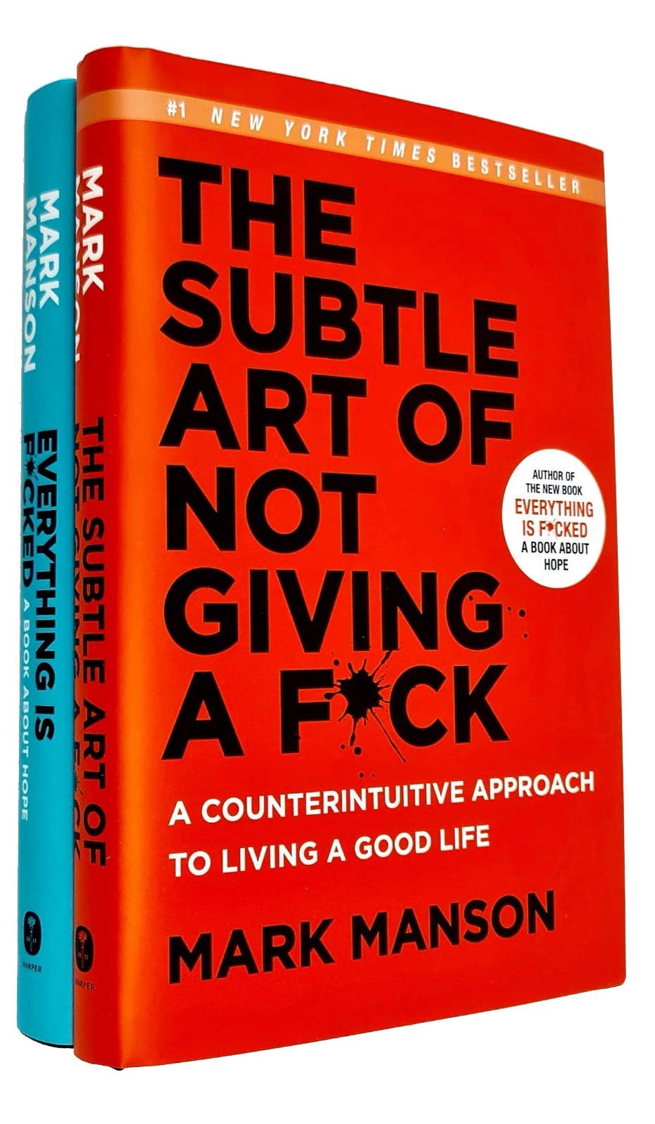 Mark Manson Collection 2 Books Set (The Subtle Art of Not Giving a Fck, Everything Is Fcked)