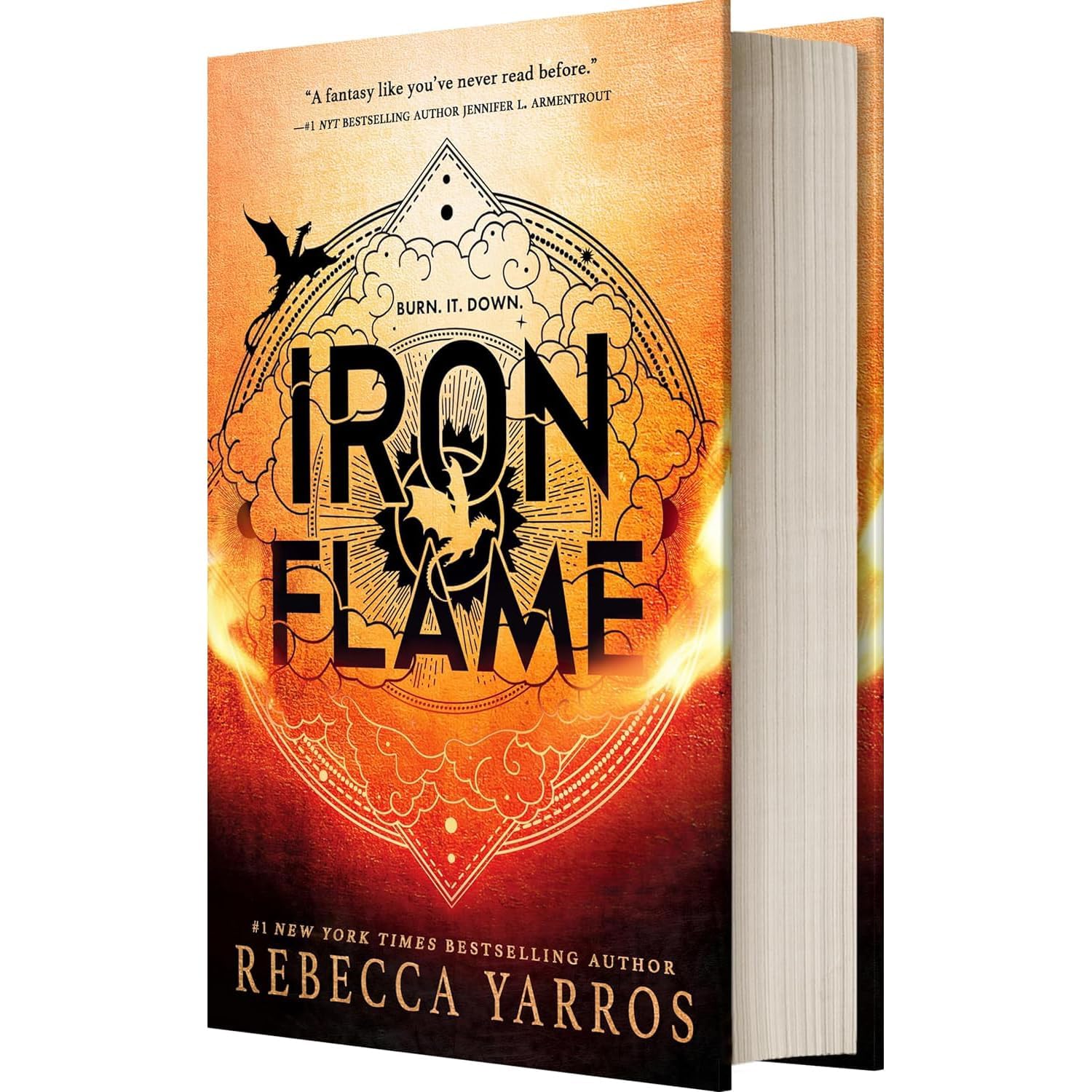 The Empyrean Series 3 Books Collection Set Fourth Wing Iron Flame Onyx Storm by Rebecca Yarros