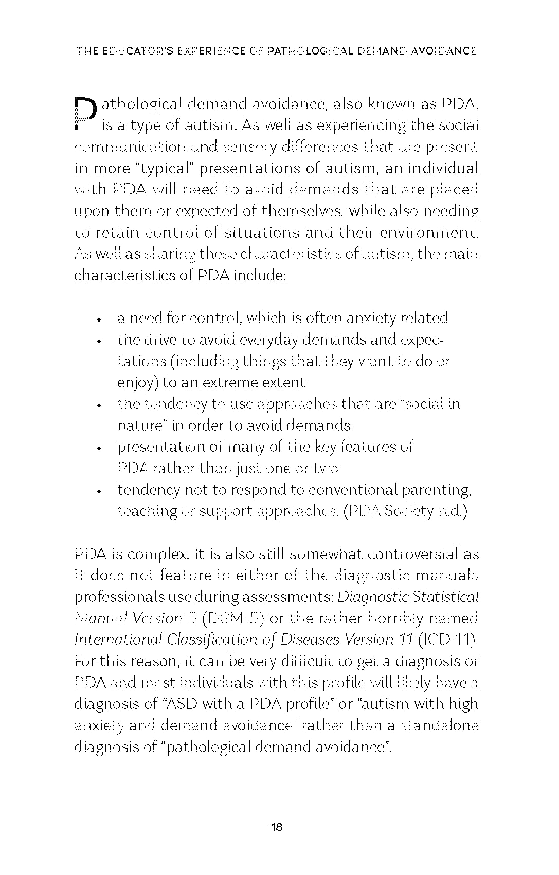 The Educator?s Experience of Pathological Demand Avoidance: An Illustrated Guide to Pathological Demand Avoidance and Learning