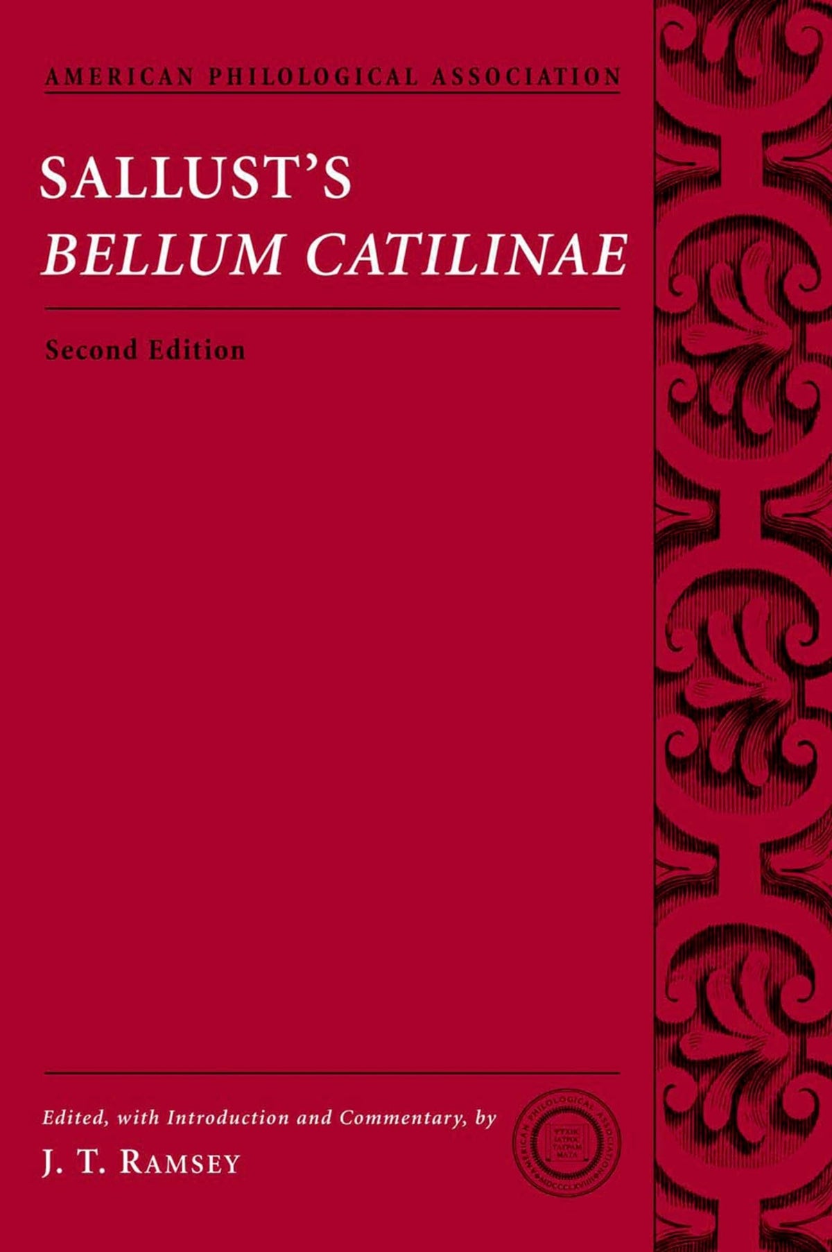 Sallust's Bellum Catilinae (Society for Classical Studies Texts & Commentaries)