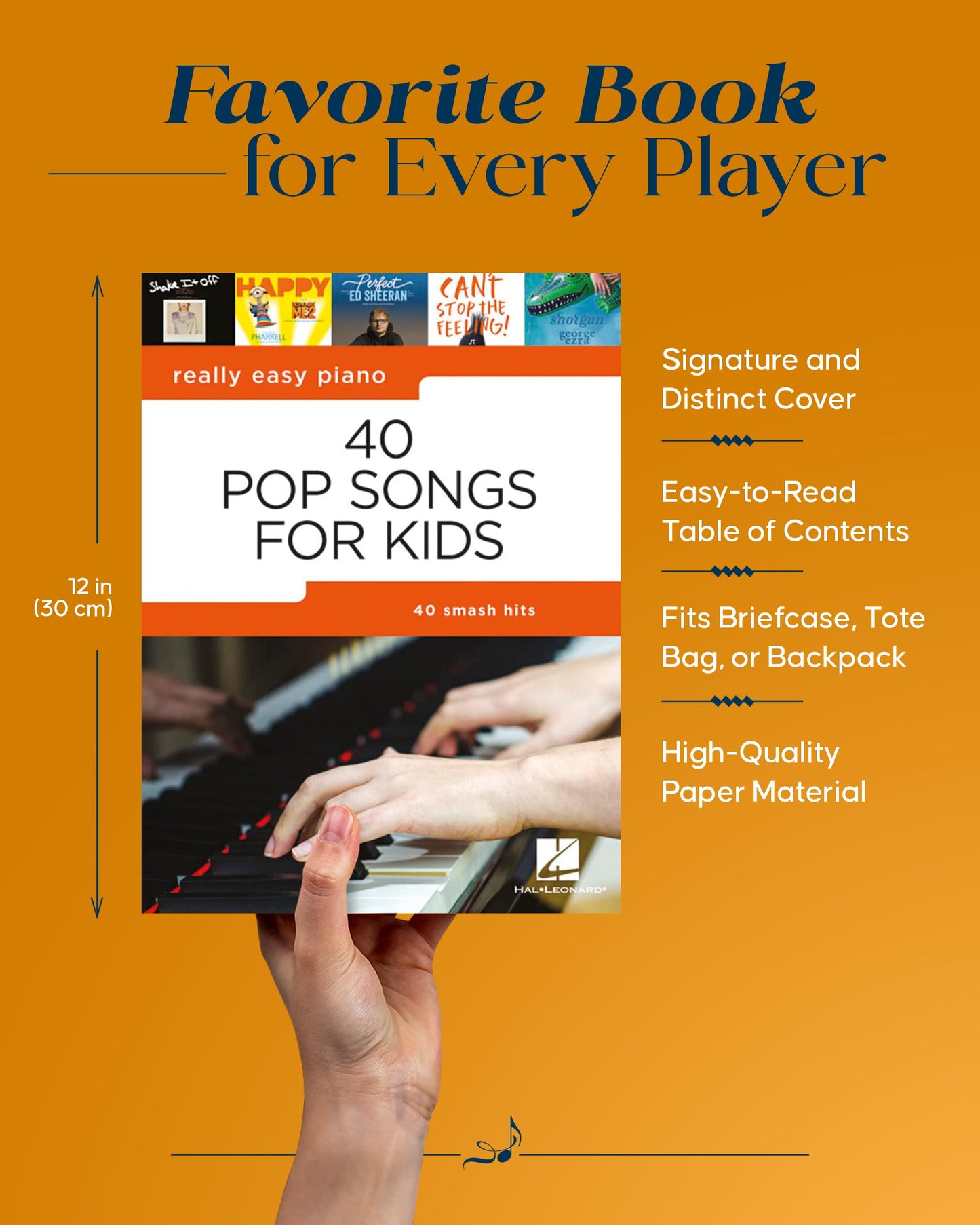 40 Pop Songs for Kids  Really Easy Piano Songbook for Beginners  Fun Piano Sheet Music with Lyrics and Tips  Easy Piano Music Book for Young Learners, Students, and Teachers  Play Popular Pop Hits