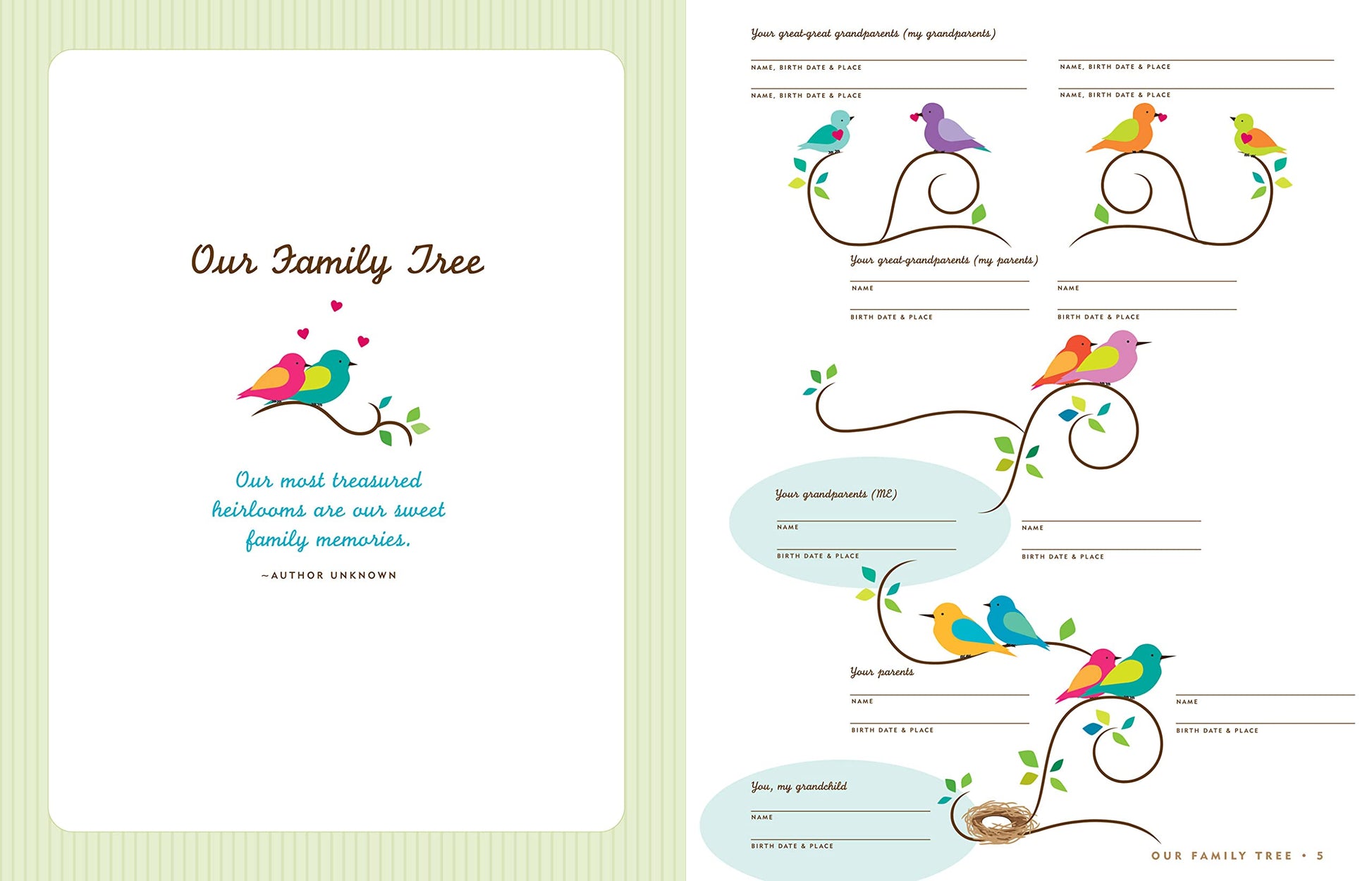 Memories for My Grandchild: A Keepsake to Remember (Grandparent's Memory Book)