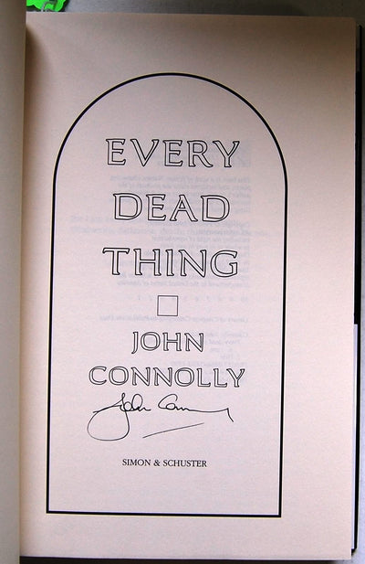 Every Dead Thing by John Connolly