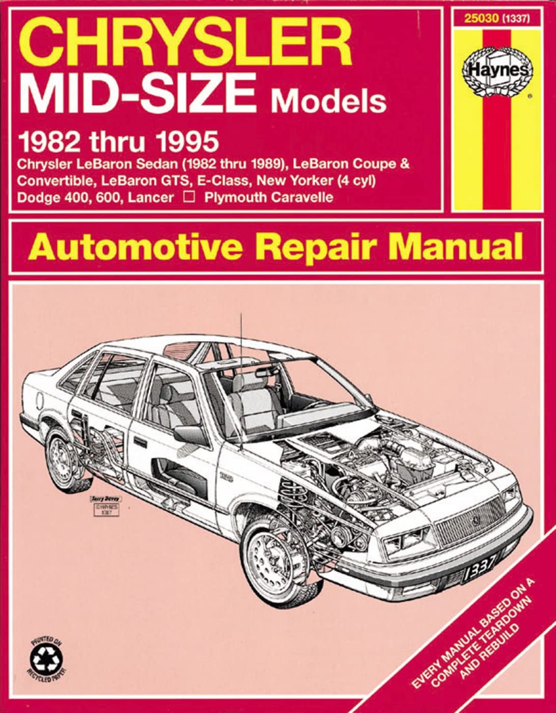 Chrysler Mid-size FWD (82-95) Haynes Repair Manual