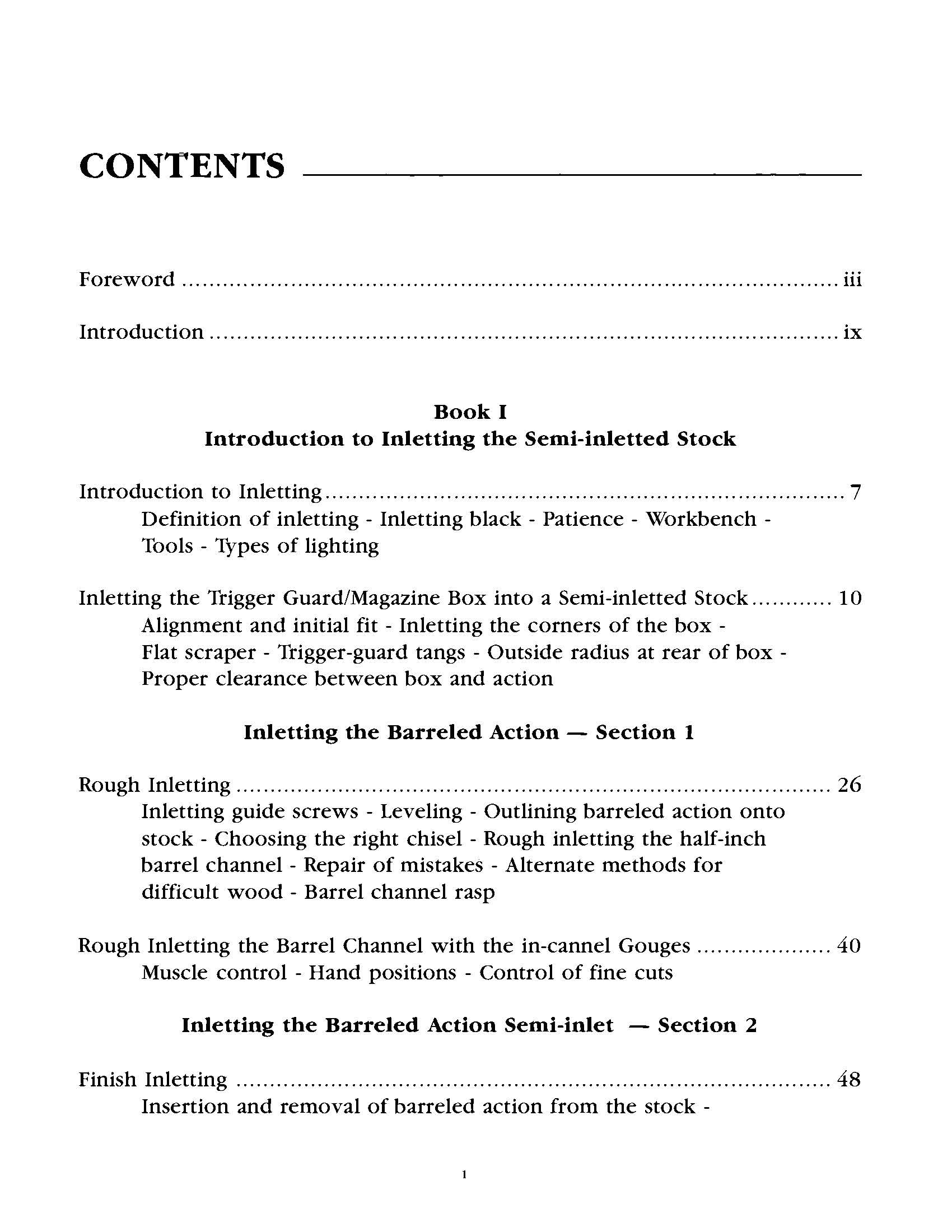 Professional Stockmaking: Through the Eyes of a Stockmaker