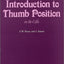 An Introduction to Thumb Position