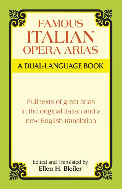 Famous Italian Opera Arias: A Dual-Language Book