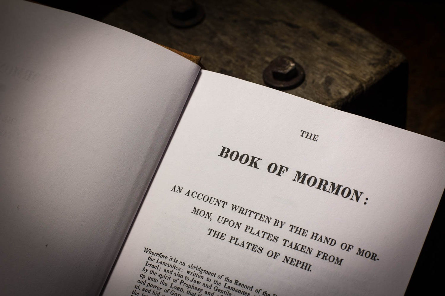 1830 Book of Mormon Replica (Palmyra Collectors Edition) - N