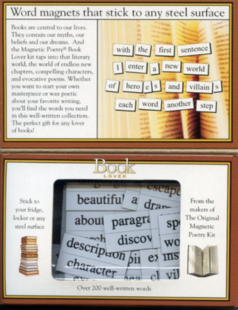 Magnetic Poetry Kit: Book Lover