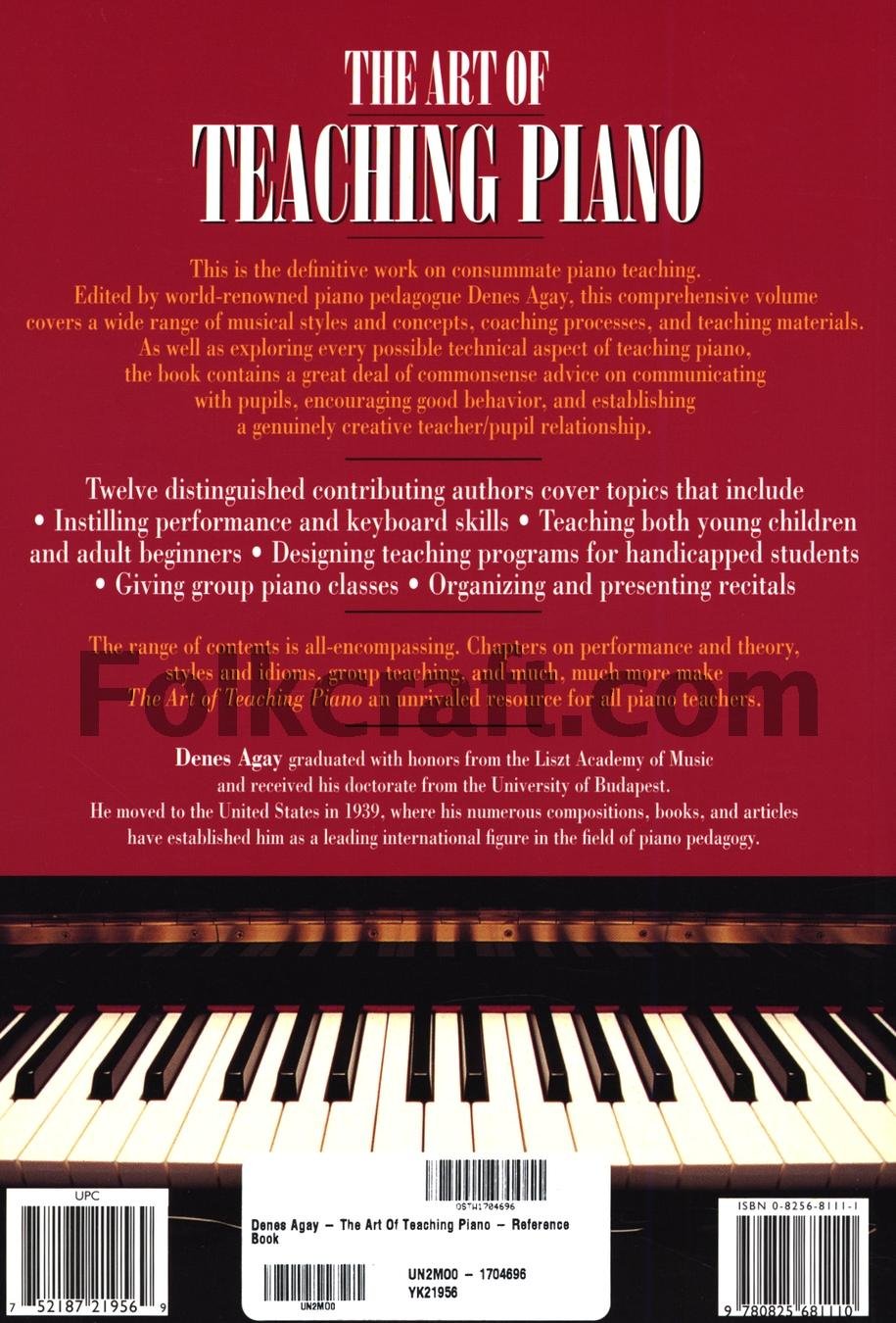 The Art of Teaching Piano