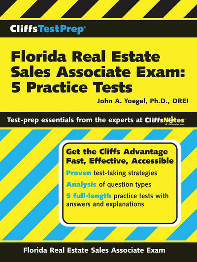 CliffsTestPrep Florida Real Estate Sales Associate Exam: 5 Practice Tests