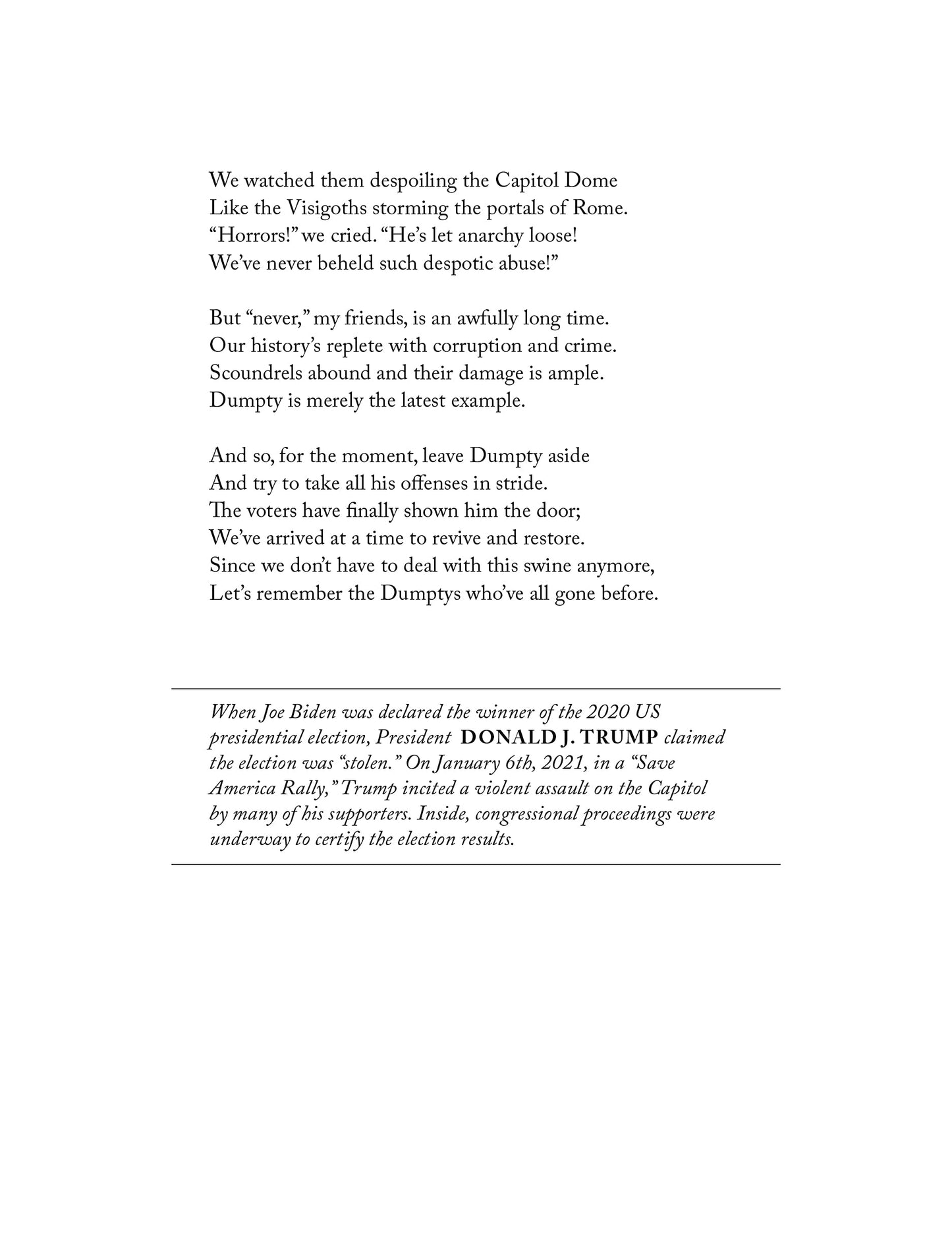 A Confederacy of Dumptys: Portraits of American Scoundrels in Verse (Dumpty, 3)