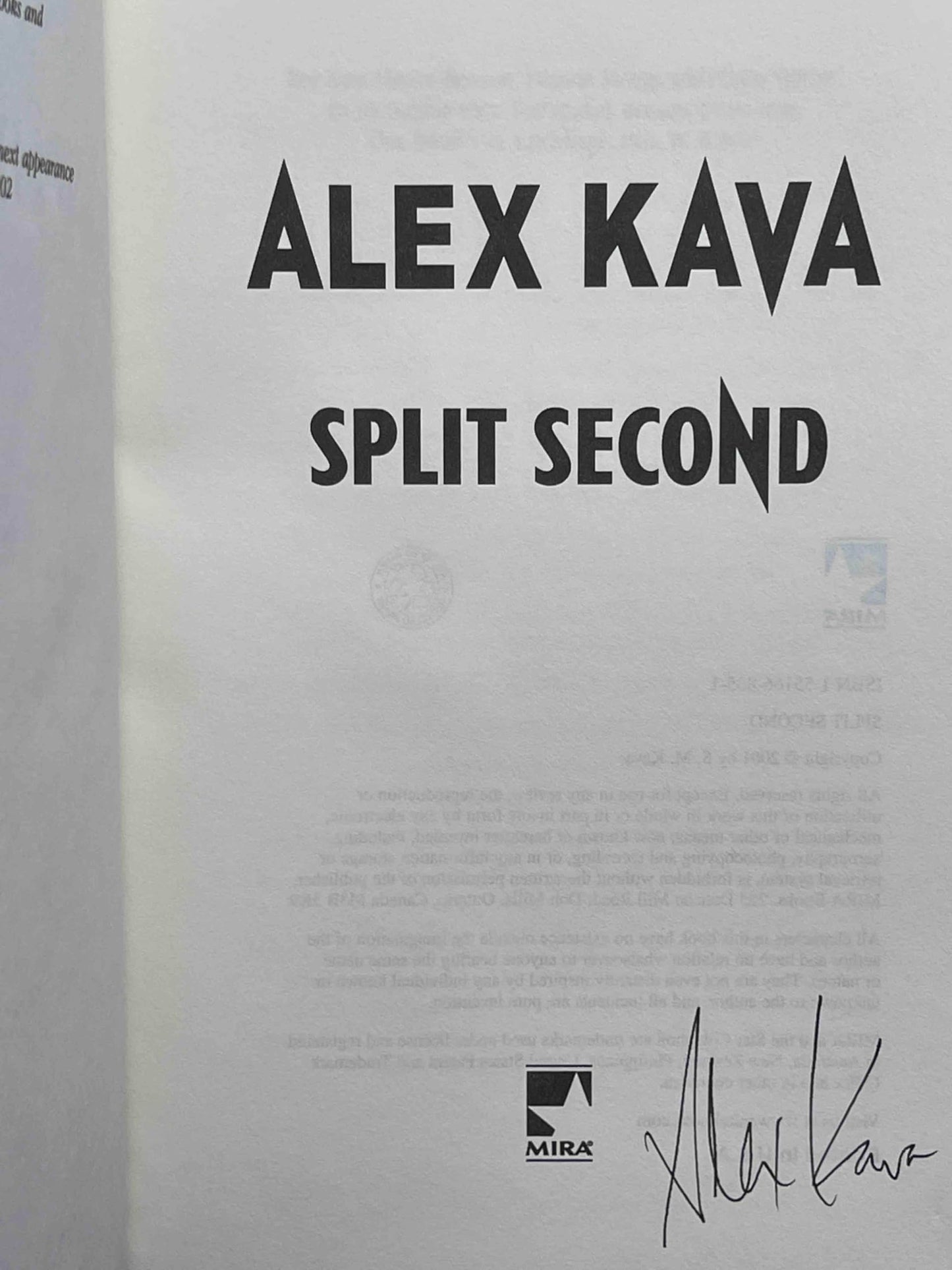 Split Second (Maggie O'Dell Novels)