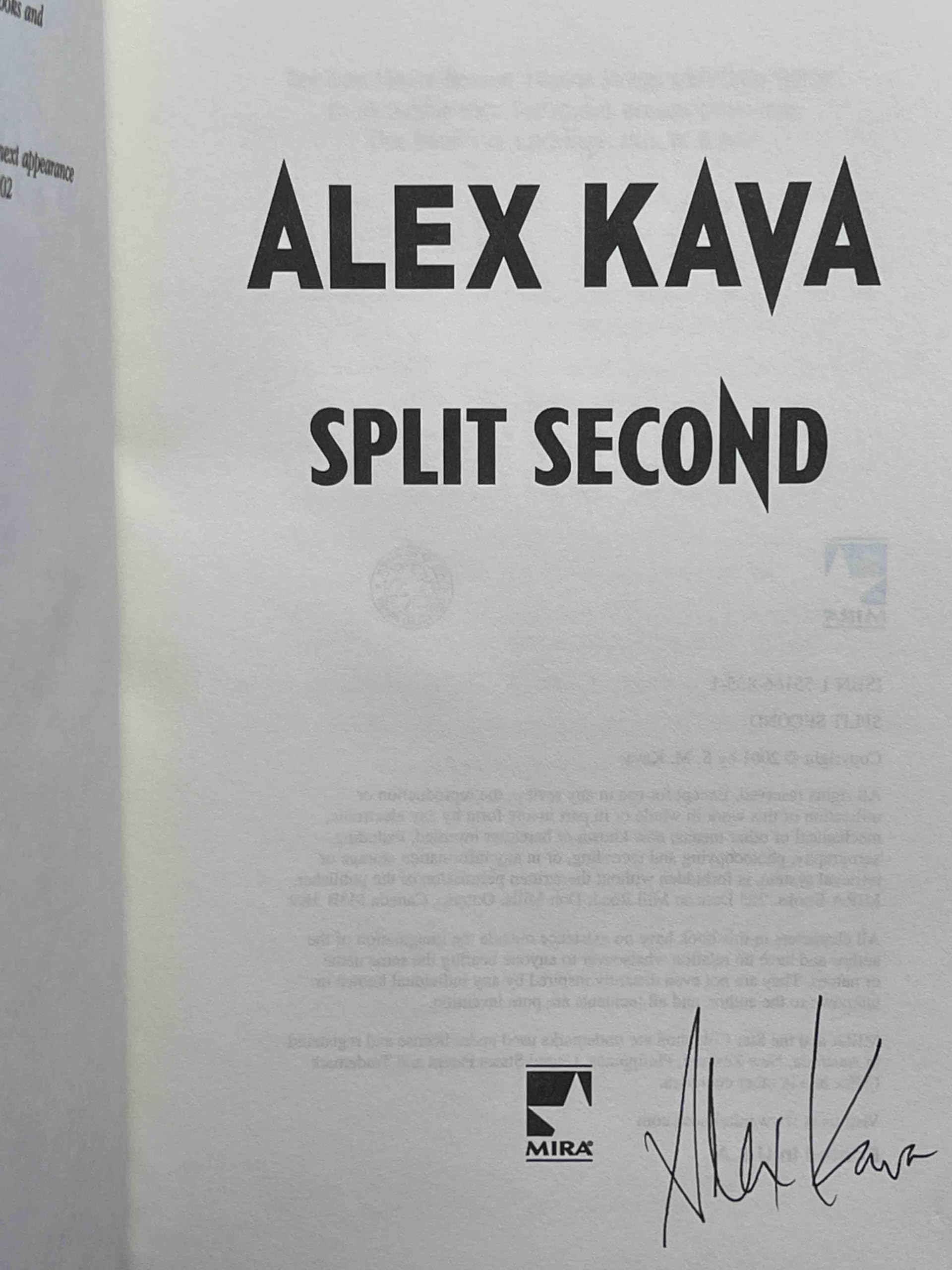 Split Second (Maggie O'Dell Novels)