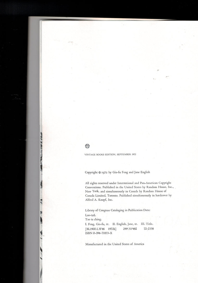 Tao Te Ching by Lao Tsu