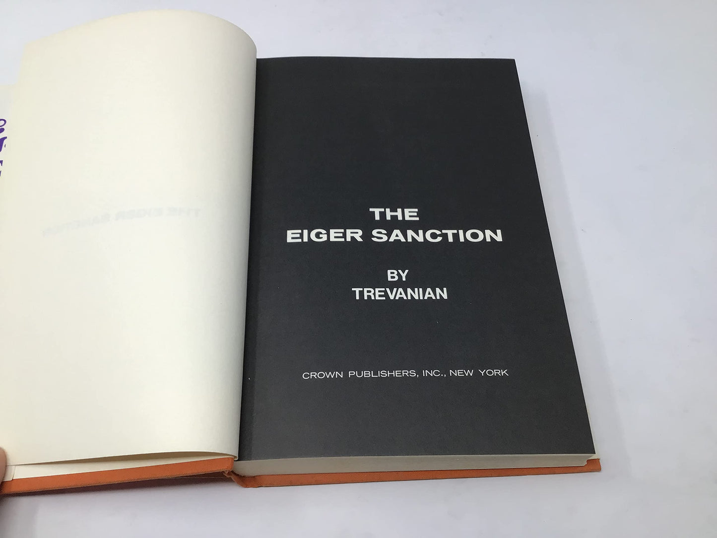 The Eiger Sanction by Trevanian