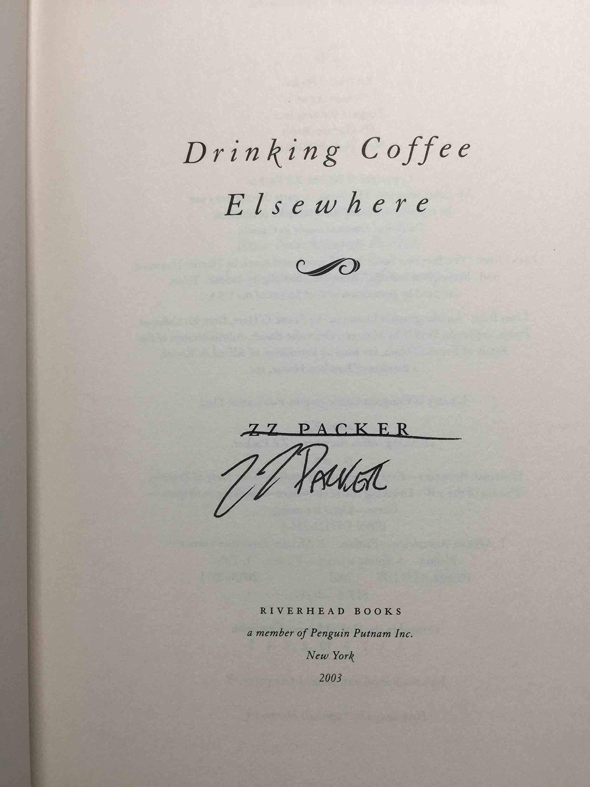 Drinking Coffee Elsewhere