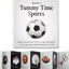 Baby's Tummy Time Sports: High-Contrast Fine Art for Visual Stimulation (Tabitha Paige Children's Book Series)