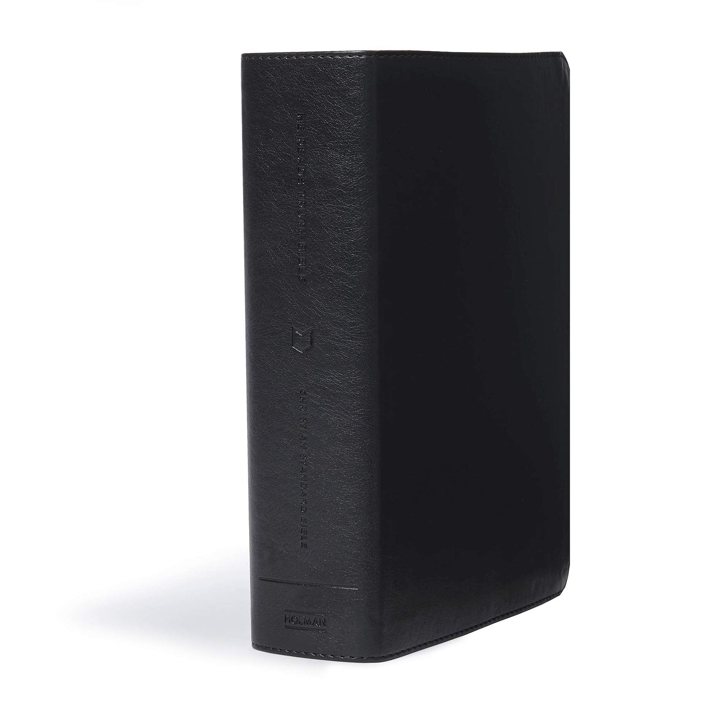 CSB He Reads Truth Bible, Black LeatherTouch Indexed, Black Letter, Wide Margins, Journaling Space, Illustrations, Reading Plans, Single-Column, Easy-to-Read Bible Serif Type