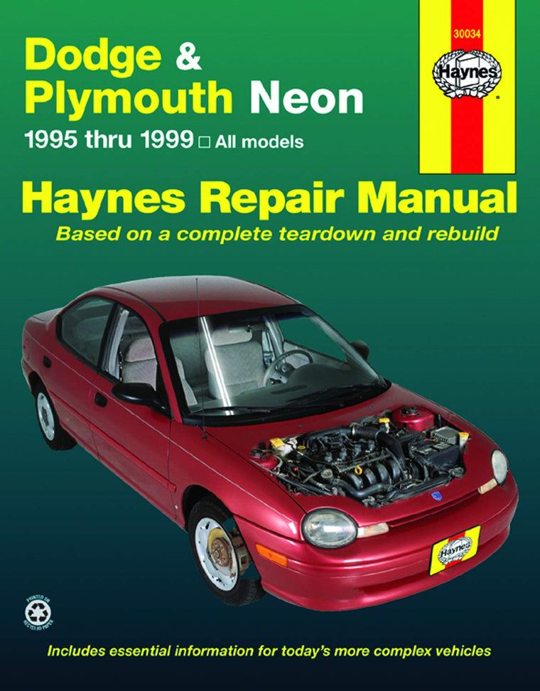 Dodge & Plymouth Neon (95-99) Haynes Repair Manual (Haynes Repair Manuals)