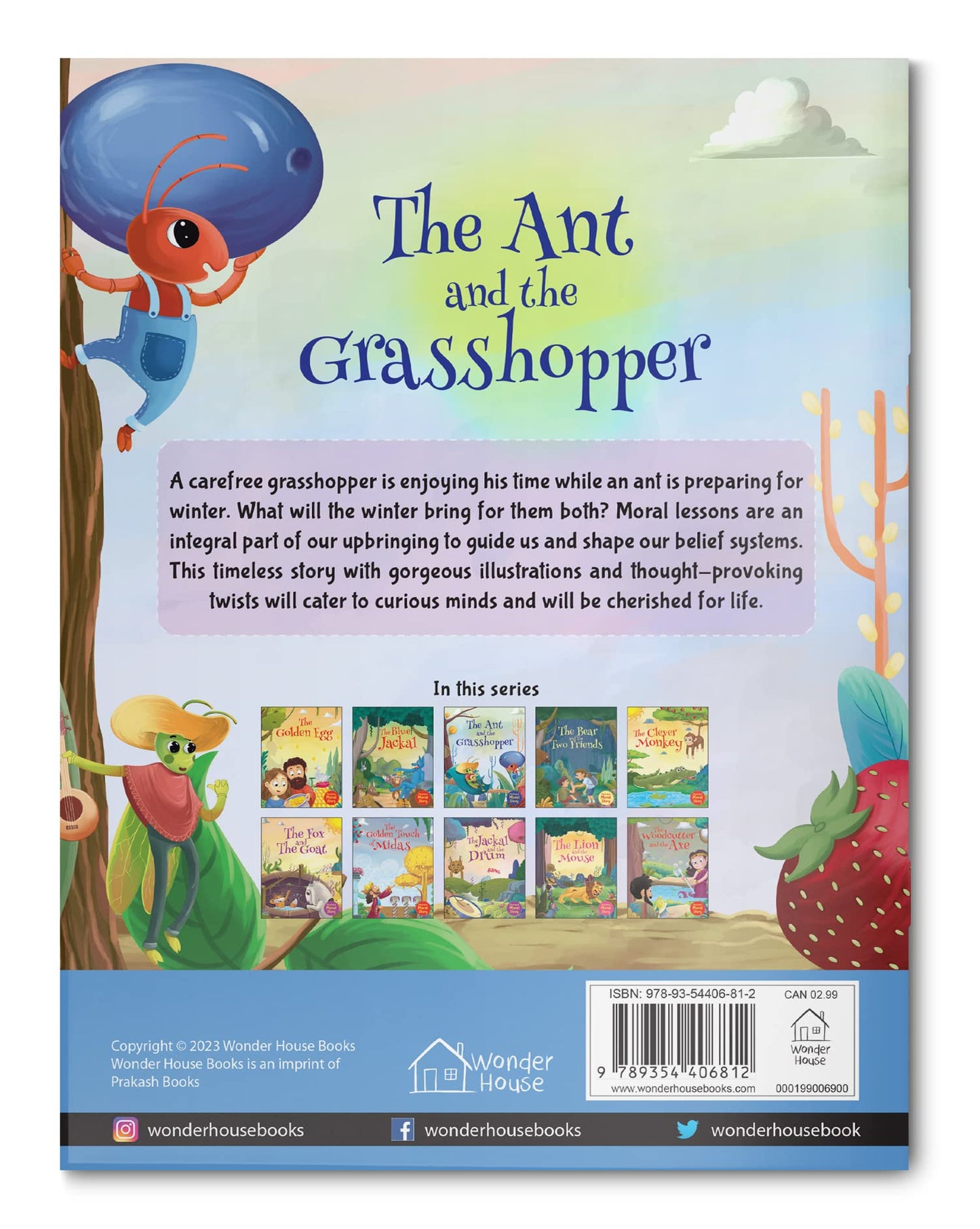 Ant and the Grasshopper - Illustrated Moral Story for Children, The (Classic Tales From India)