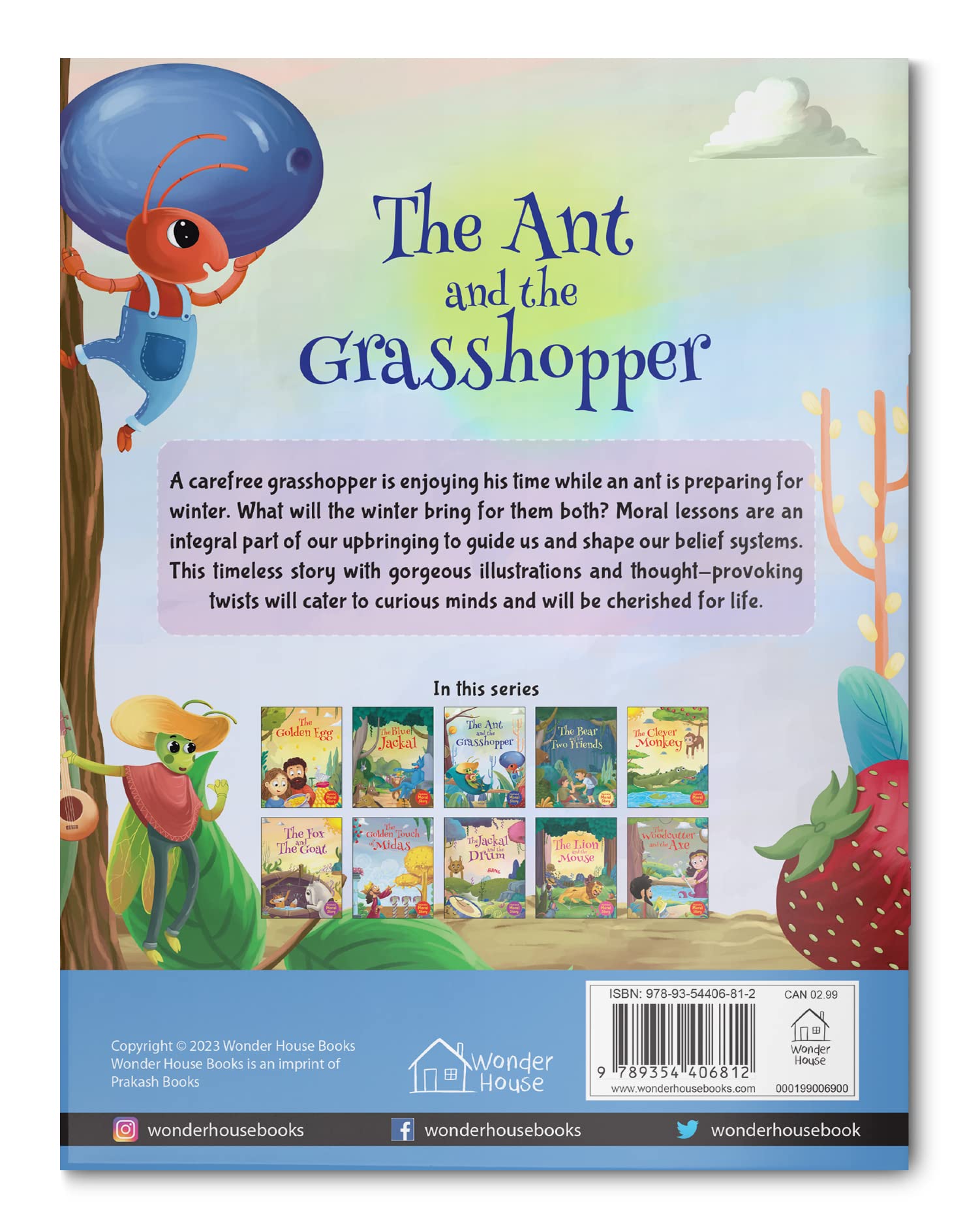 Ant and the Grasshopper - Illustrated Moral Story for Children, The (Classic Tales From India)