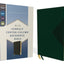 NIV, Compact Center-Column Reference Bible, Leathersoft, Green, Red Letter, Comfort Print