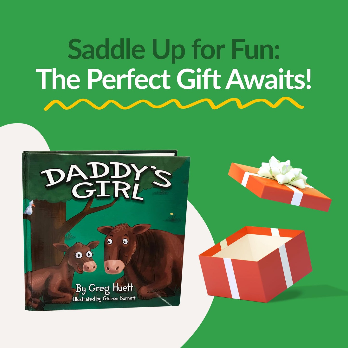 Big Country Toys "Daddy's Girl" by Greg Huett - Illustrated by Gideon Burnett - Children's Farm Animal Book - Wholesome Biblical Based Life Lessons & Principles