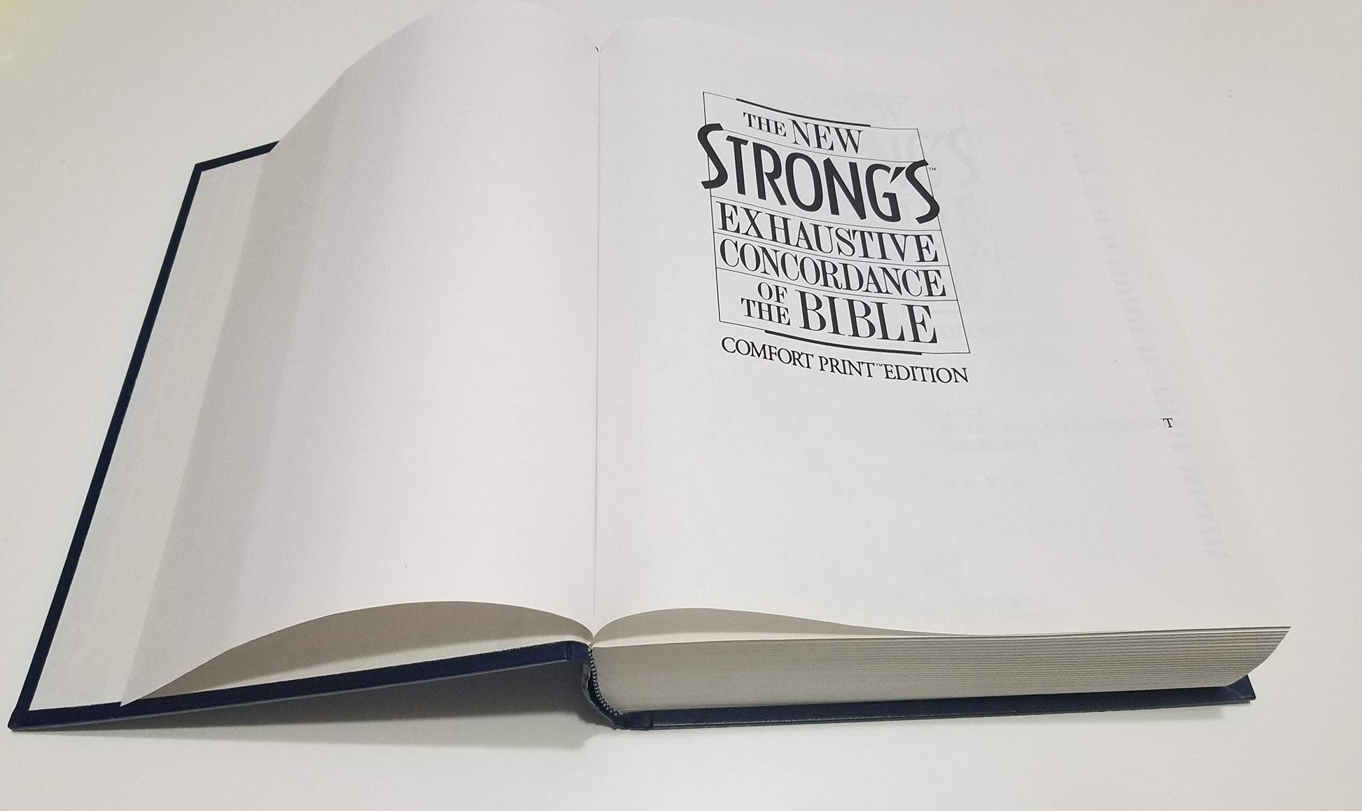 The New Strong's Exhaustive Concordance Of The Bible Comfort Print Edition