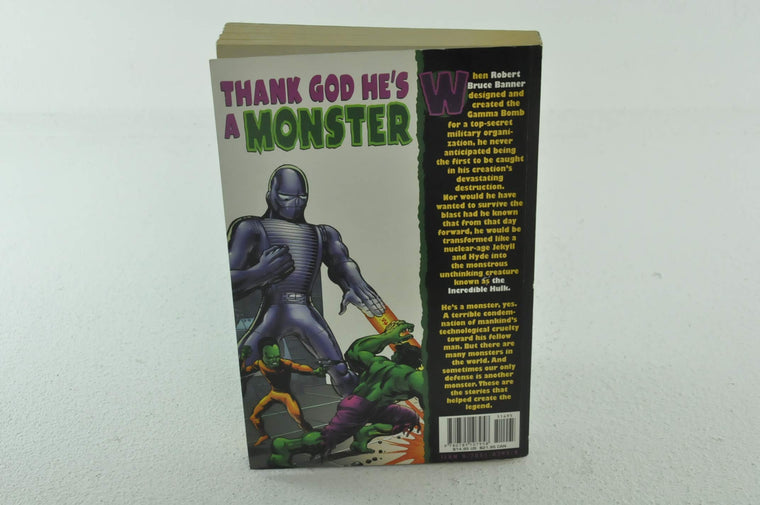 Essential Incredible Hulk, Vol. 2 (Marvel Essentials) — back cover