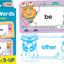 School Zone - Reading 4-Pack Flash Cards - Ages 4+, Kindergarten, 1st Grade, Sight Words, Phonics Made Easy, Word Families, Picture Words, High-Frequency Words, Beginning Reading, Rhyming, and More