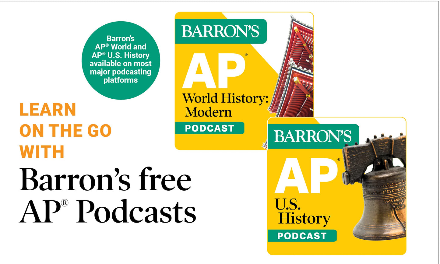 AP Computer Science Principles Premium, 2025: Prep Book with 6 Practice Tests + Comprehensive Review + Online Practice (Barron's AP Prep)