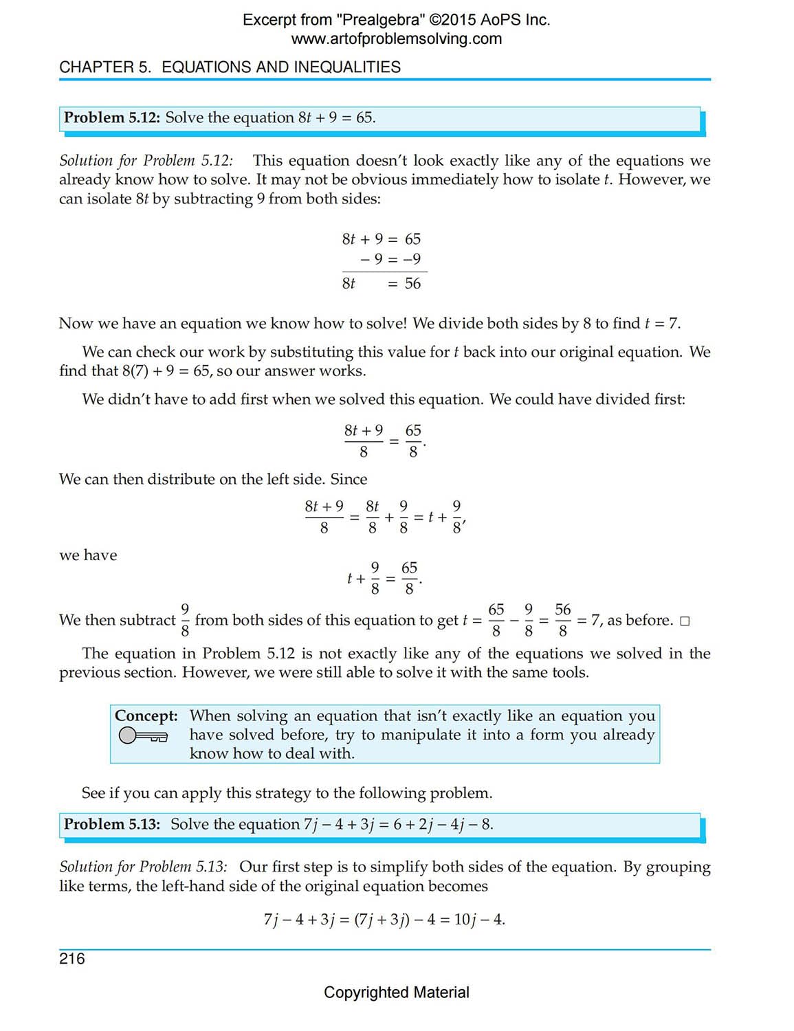 Art of Problem Solving Series Prealgebra 2 Books Set (Textbook and Solutions Manual) by Richard Rusczyk, David Patrick and Ravi Boppana