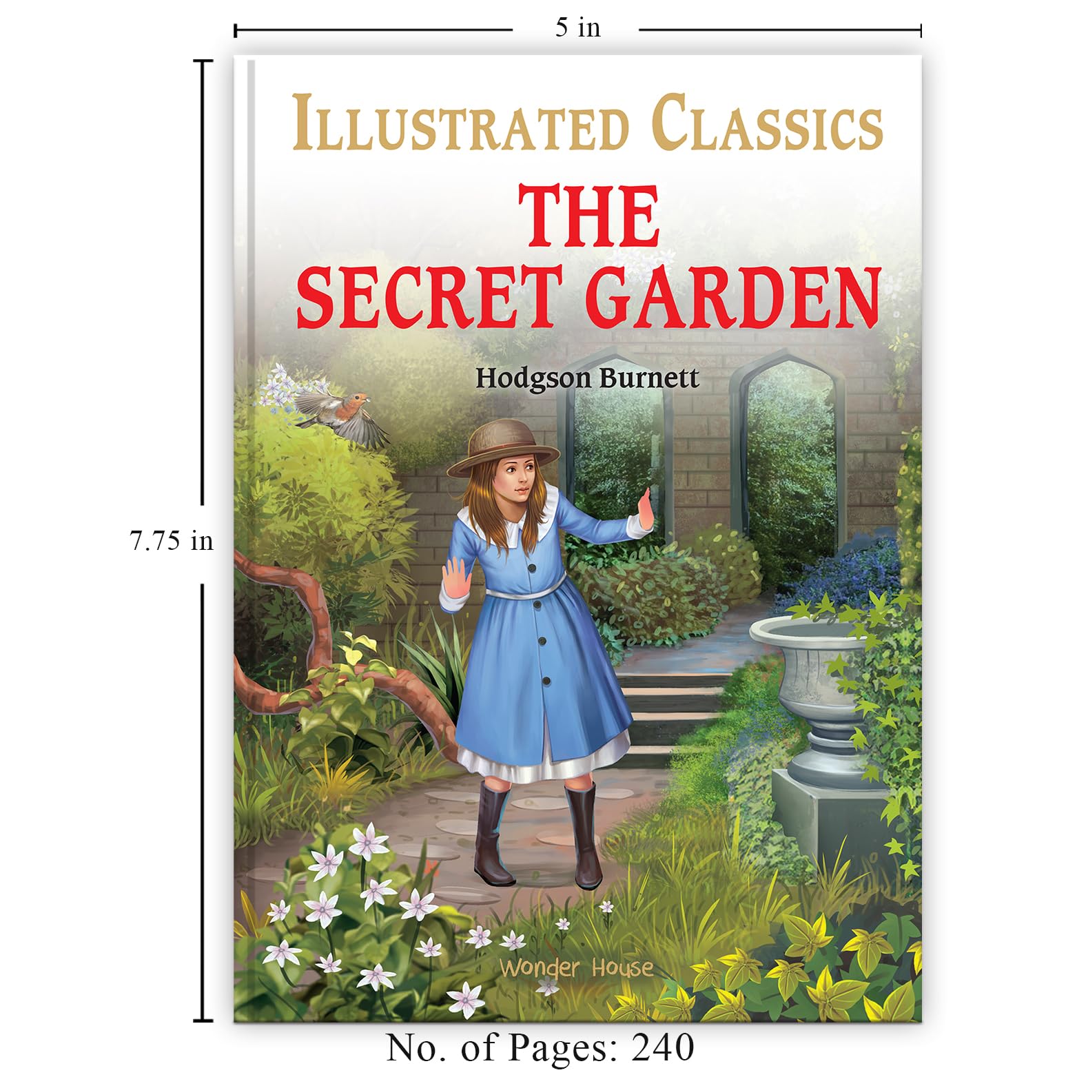 The Secret Garden: illustrated Abridged Children Classics English Novel with Review Questions