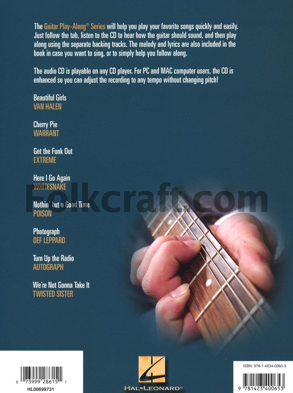 Pop Metal: Guitar Play-Along Volume 55