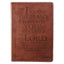 Christian Art Gifts Classic Journal I Know The Plans Jeremiah 29:11 Bible Verse, Inspirational Scripture Notebook, Ribbon Marker, Brown Faux Leather Flexcover, 336 Ruled Pages