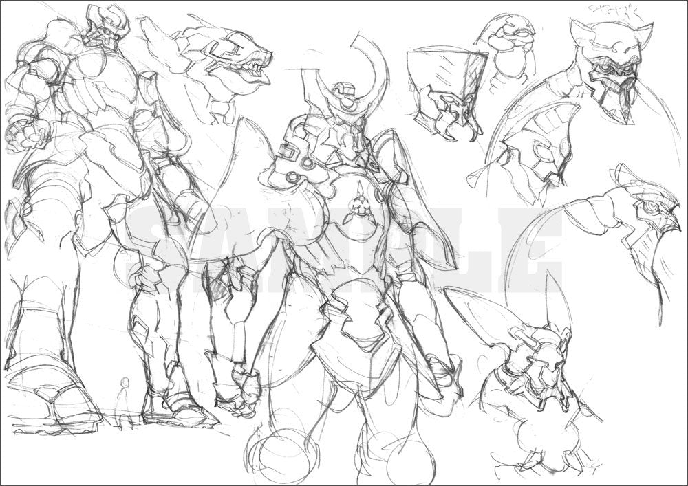 The Art of Yoh Yoshinari - Rough Sketches