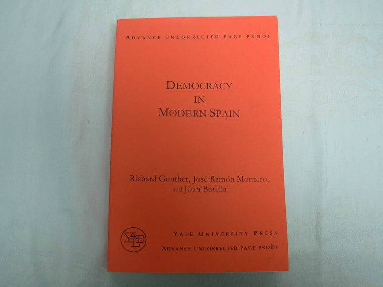 Democracy in Modern Spain
